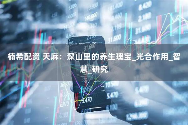 楠希配资 天麻：深山里的养生瑰宝_光合作用_智慧_研究