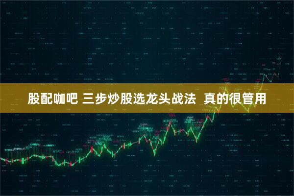 股配咖吧 三步炒股选龙头战法  真的很管用