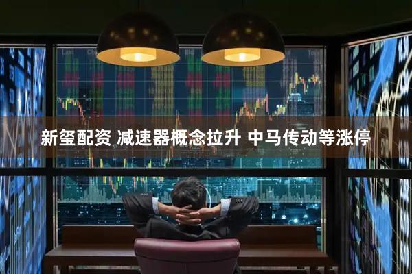 新玺配资 减速器概念拉升 中马传动等涨停